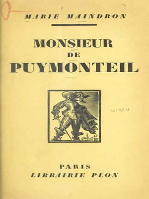 cover image of Monsieur de Puymonteil